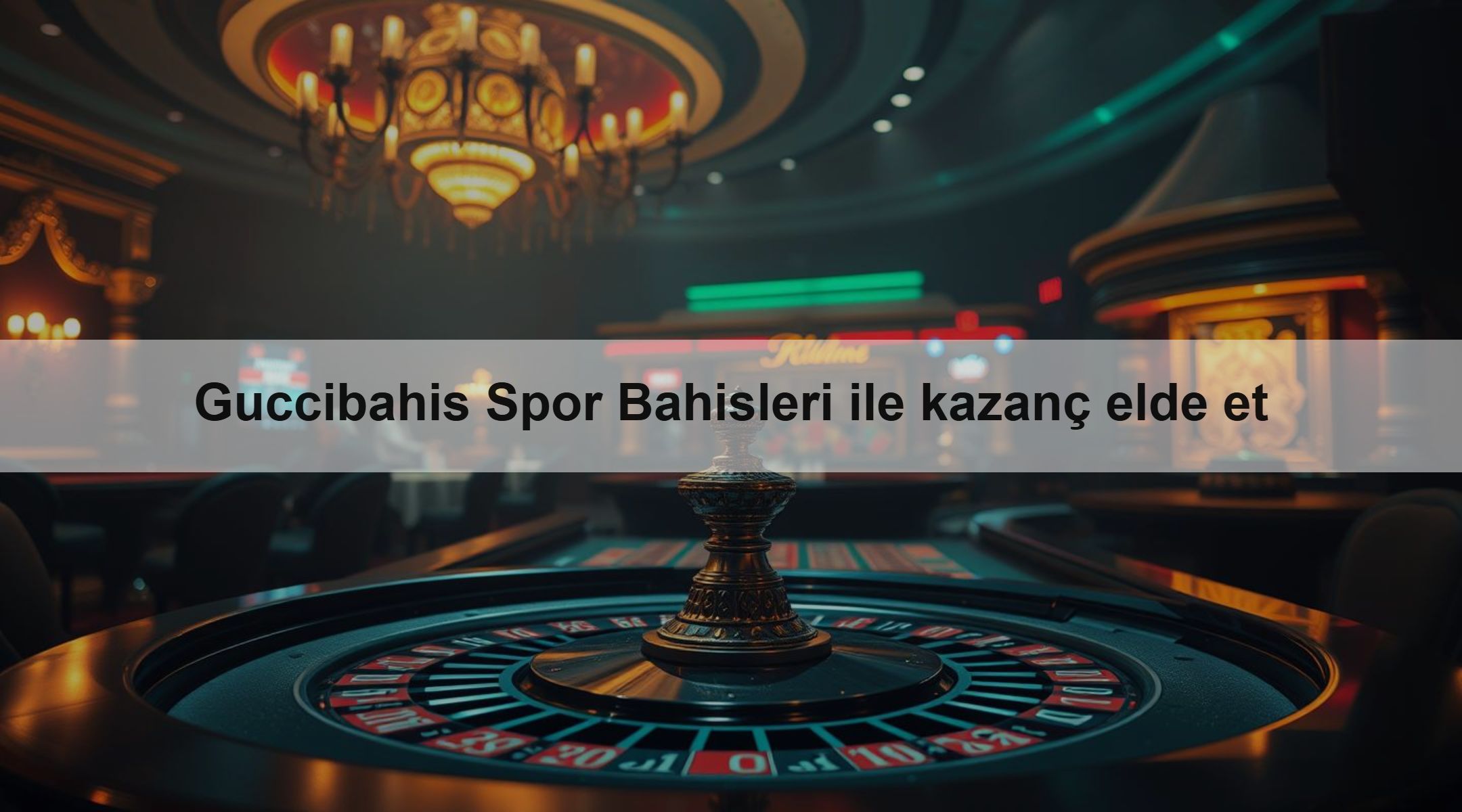 Guccibahis Spor Bahisleri ile kazanç elde et