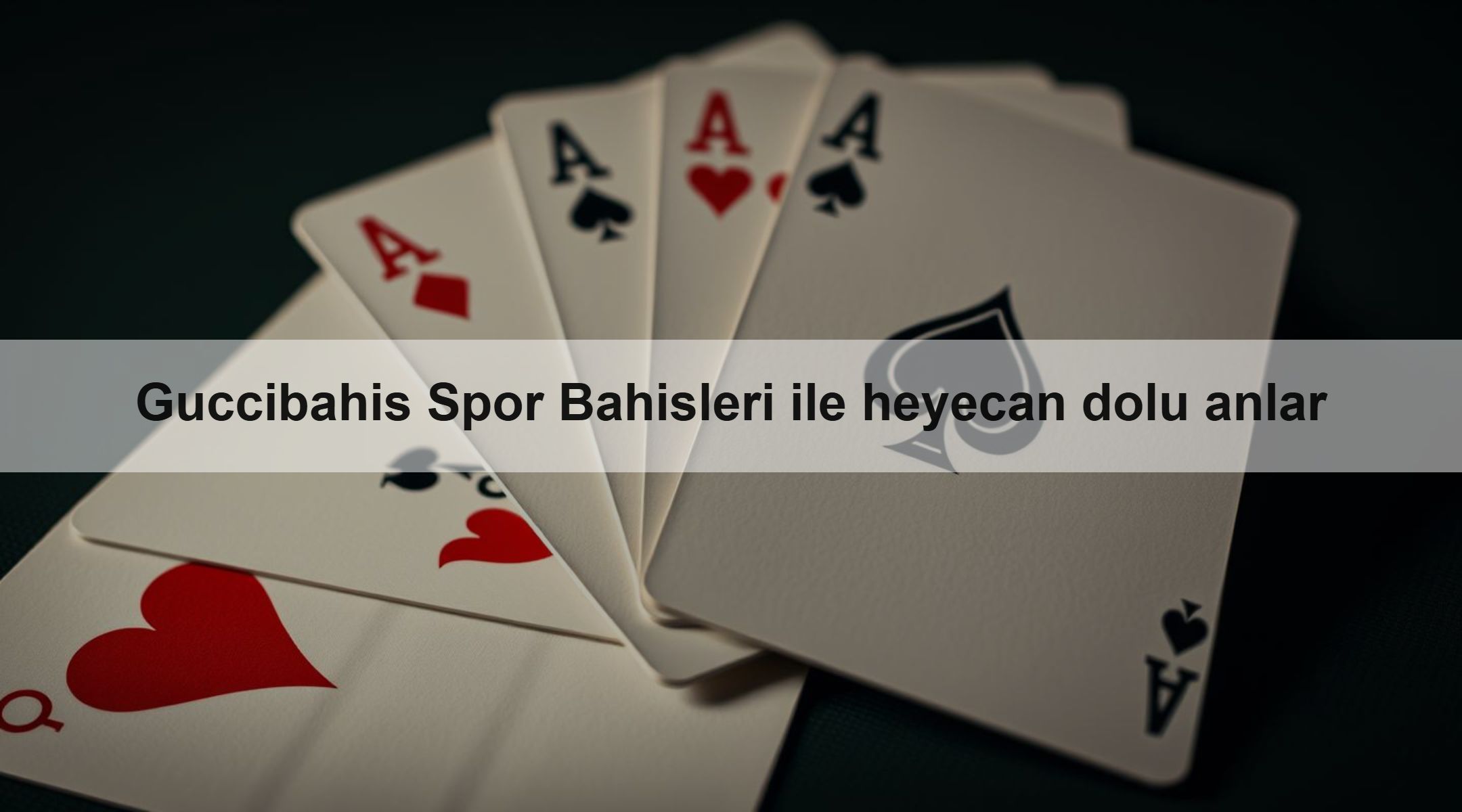 Guccibahis Spor Bahisleri ile heyecan dolu anlar